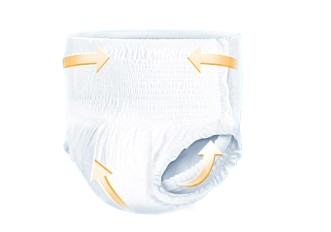 Non-fluorescent Mild Material Disposable Adult Pants Diapers