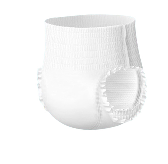 Stable absorption and less prone to leakage adult pant-style diapers